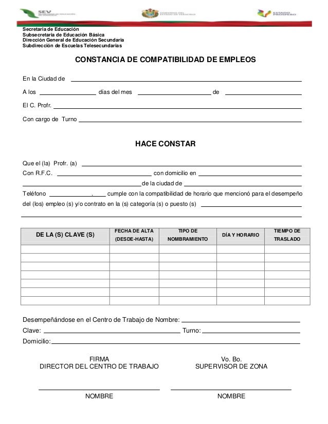 Compatibilidad empleos 12 13