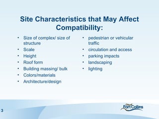 Compability Design Student Housing Action Plan Compatibility & Design | PPT