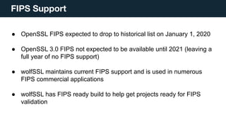 wolfSSL : Compatibility layer webinar | PDF