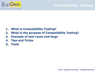 Compatibility testing | PPT