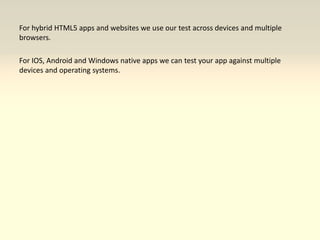 Compatibility testing | PPTX