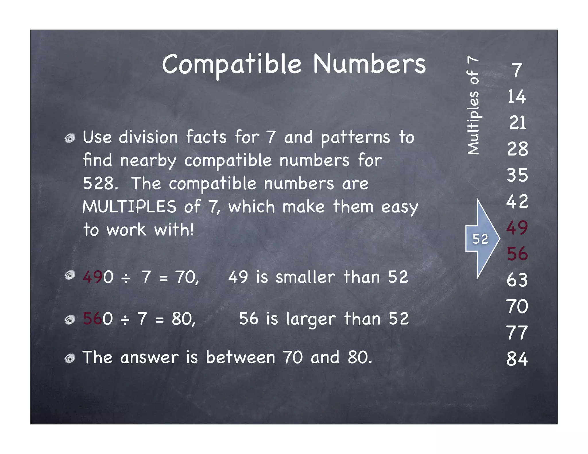 Compatible numbers