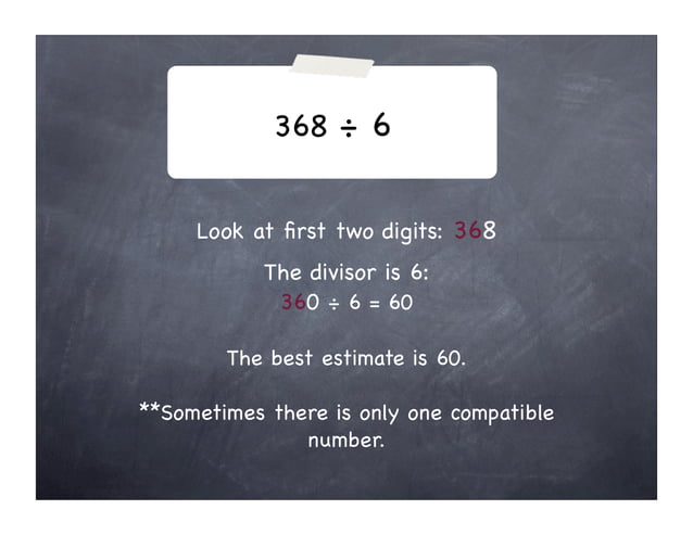 Compatible numbers | PPT