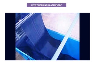 HOW SHEARING IS ACHIEVED?
 