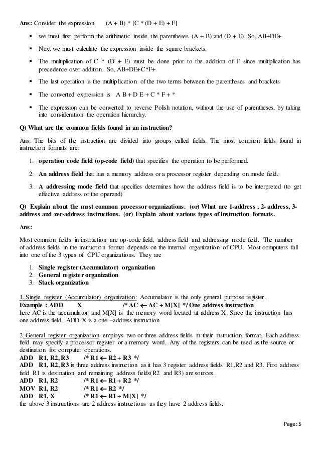 register in computer organization pdf
