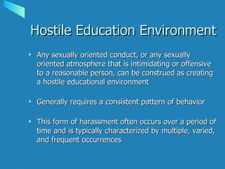 Computer Based Sexual Harassment | PPT