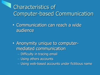 Computer Based Sexual Harassment | PPT