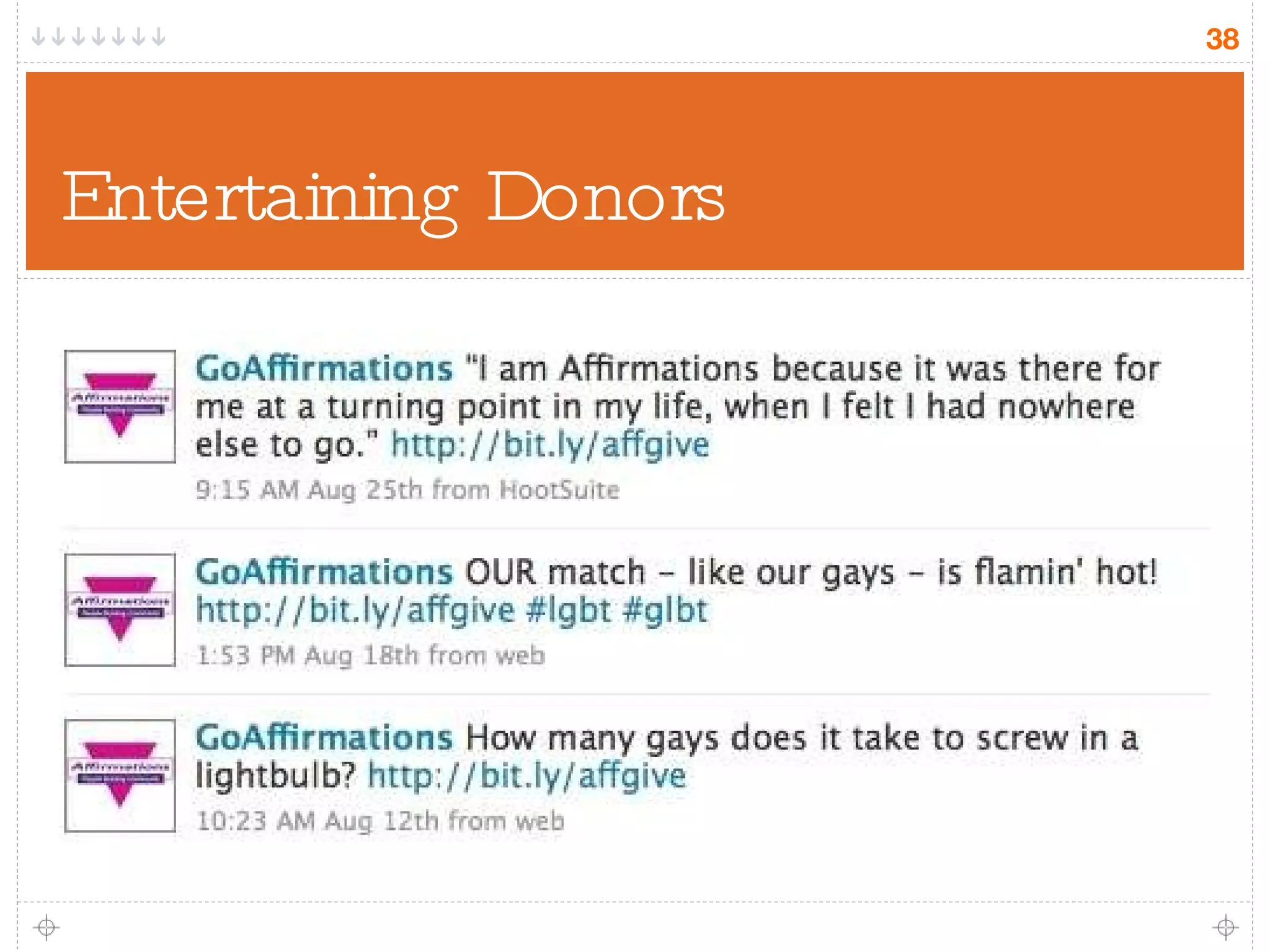 Entertaining Donors 