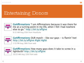 Entertaining Donors 