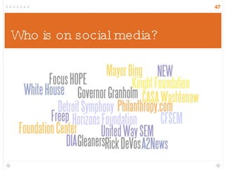 Who is on social media? 