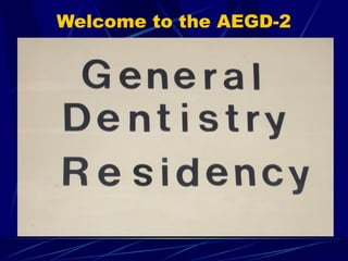 Welcome to the AEGD-2
 