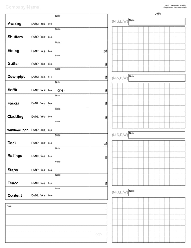Exterior Sketch &amp; Scope Sheet v.2 | PDF