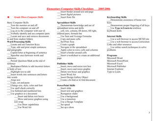 Comp elem skills | PPT