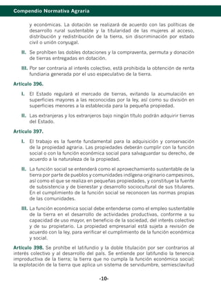 -18-
Compendio Normativa Agraria
tierras pertenecientes a los organismos y autarquías dependientes del Estado, las
tierras...