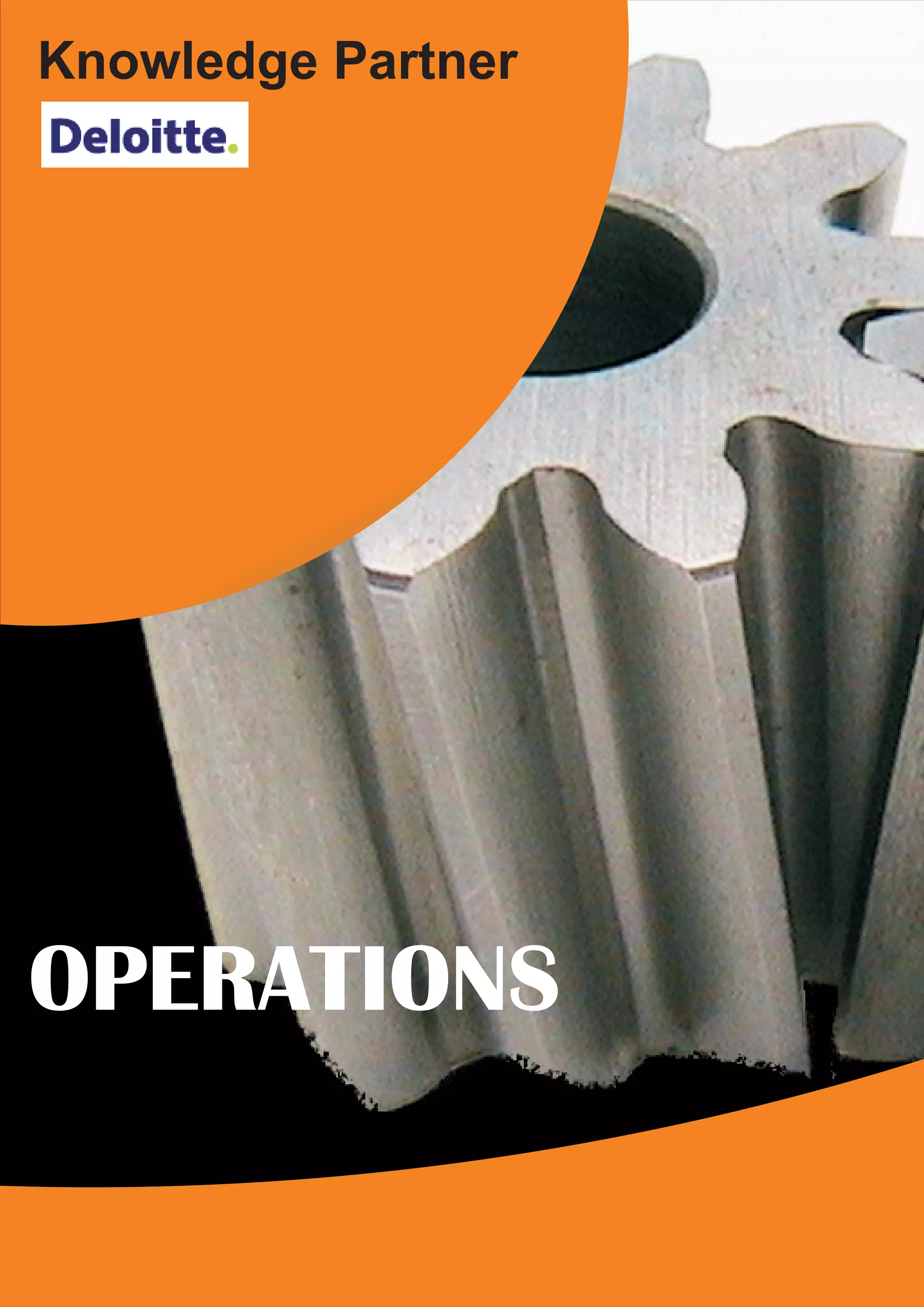 Knowledge Partner




OPERATIONS
 