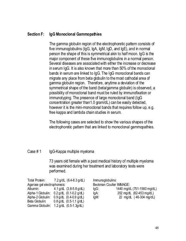 Gamma globulin labor