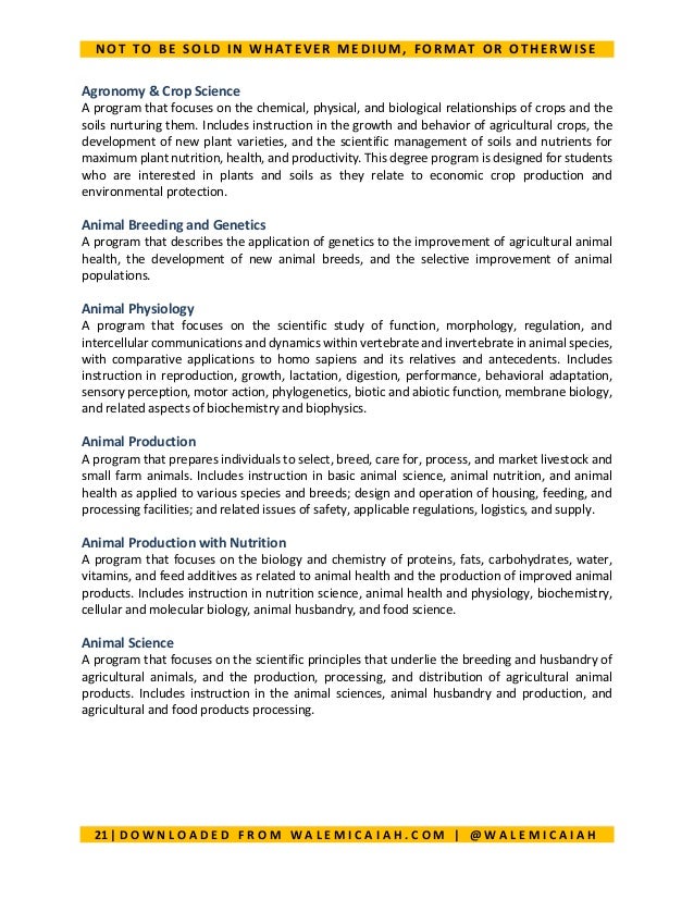 Compendium Of Courses In Nigeria Universities - 