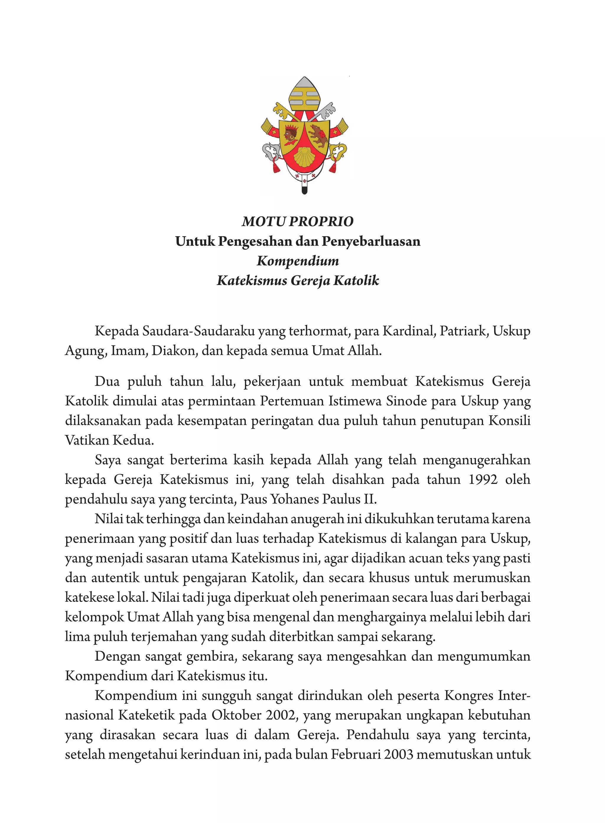 Compendium Katekismus Gereja Katolik Pdf Compendium Katekismus Gereja Katolik Pdf
