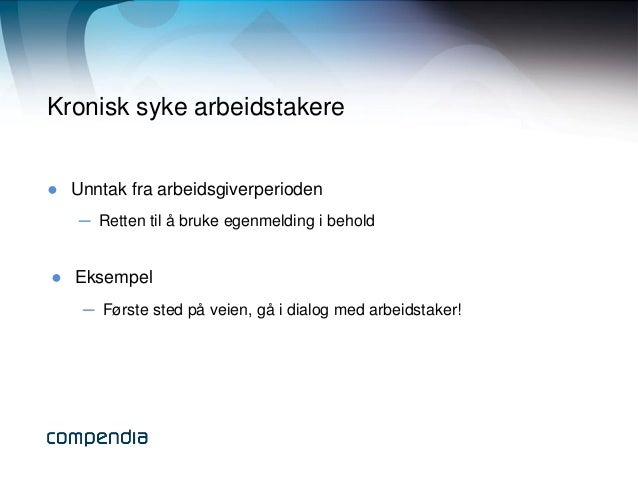 Compendia Frokostseminar Sykefravaersoppfolging