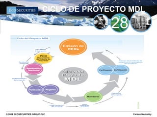 CICLO DE PROYECTO MDL Carbon Neutrality 28 