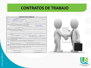 •
•
CONTRATOS DE TRABAJO
 