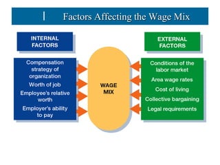 Factors Affecting the Wage Mix
 