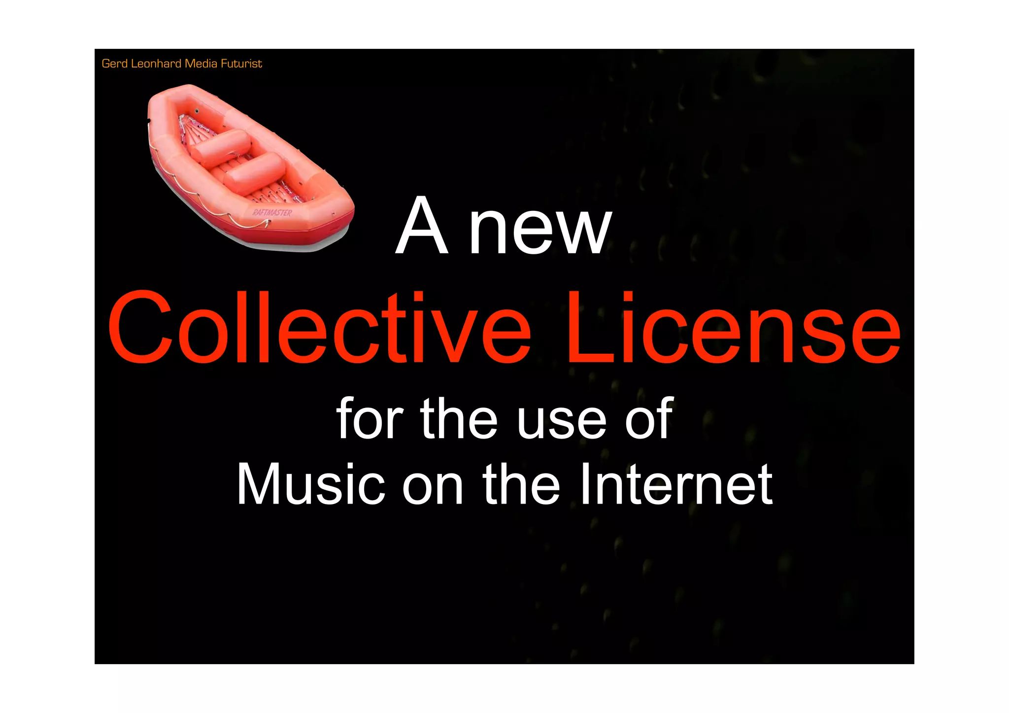 Compensation Not Control Music 2.0 Gerd Leonhard Midem Net 2009