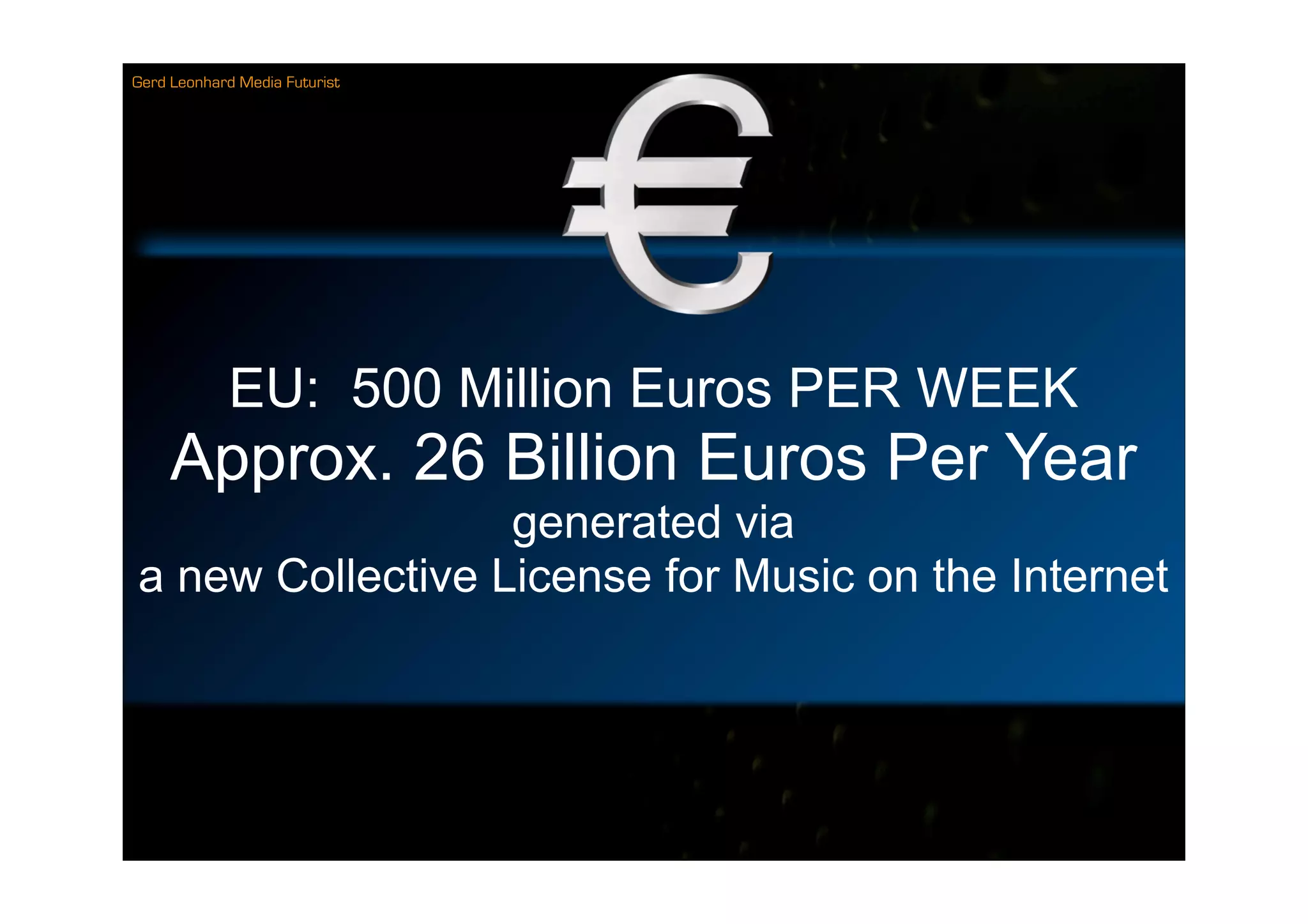Compensation Not Control Music 2.0 Gerd Leonhard Midem Net 2009