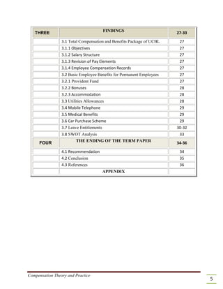 Compensation theory and-practice (a study-based-on-ucbl) | PDF