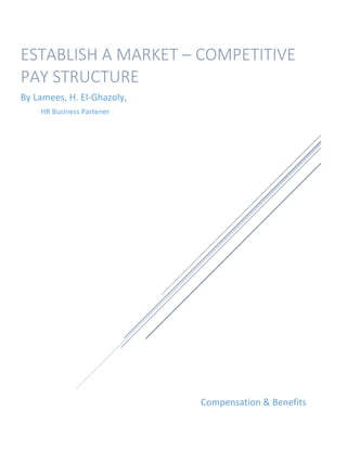 Compensation & Benefits
ESTABLISH A MARKET – COMPETITIVE
PAY STRUCTURE
By Lamees, H. El-Ghazoly,
HR Business Partener
 
