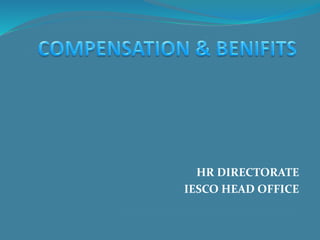 HR DIRECTORATE
IESCO HEAD OFFICE
 