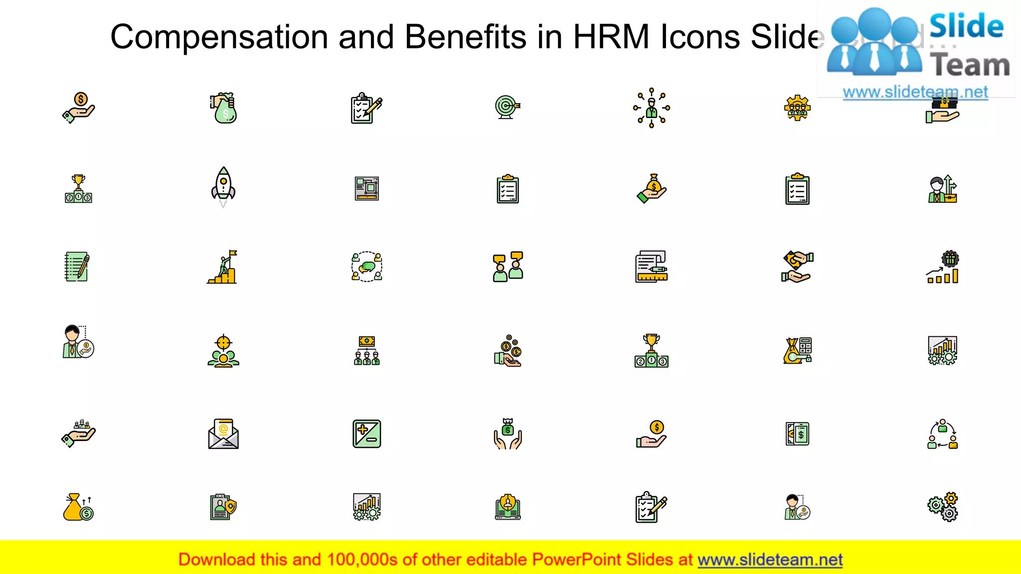 Compensation and Benefits in HRM Icons Slide Contd…
23
 