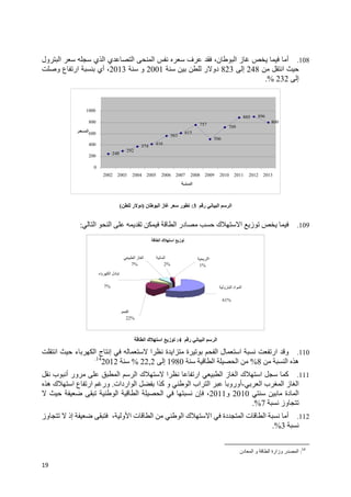 19
108.‫ول‬ ‫ا‬ ‫ي‬ ‫ا‬ ‫ي‬ ‫ا‬ ‫ا‬ ‫ف‬ ،‫ن‬ ‫ا‬ ‫ز‬ ‫أ‬
‫ا‬248‫إ‬823‫ر‬ ‫دو‬2001‫و‬2013‫و‬ ‫ع‬ ‫ار‬ ‫أي‬ ،
‫إ‬232%.
109.‫ا‬ ‫در‬ ‫ك‬ ‫ا‬ ‫ز‬‫ا‬ ‫ا‬:
110.‫ا‬ ‫ل‬ ‫ا‬ ‫ار‬ ‫و‬‫ة‬‫ة‬ ‫ا‬‫ا‬ ‫ء‬ ‫ا‬ ‫ج‬ ‫إ‬ ‫ا‬
‫ا‬ ‫ه‬8%‫ا‬ ‫ا‬1980‫إ‬22,2%201214.
111.‫أ‬ ‫ور‬ ‫ا‬ ‫ا‬ ‫ك‬ ‫ا‬ ‫ار‬ ‫ا‬ ‫ز‬ ‫ا‬ ‫ك‬ ‫ا‬ ‫آ‬‫ب‬
‫ا‬ ‫ب‬ ‫ا‬ ‫ز‬ ‫ا‬-‫و‬ ‫ا‬ ‫اب‬ ‫ا‬ ‫أورو‬‫ا‬ ‫آ‬‫اردات‬ ‫ا‬.‫ه‬ ‫ك‬ ‫ا‬ ‫ع‬ ‫ار‬ ‫ور‬
‫دة‬ ‫ا‬2010‫و‬2011‫ا‬ ‫ا‬ ‫ا‬ ‫ن‬ ،
‫وز‬7%.
112.‫ت‬ ‫ا‬ ‫ا‬ ‫ك‬ ‫ا‬ ‫دة‬ ‫ا‬ ‫ت‬ ‫ا‬ ‫أ‬‫وز‬ ‫إذ‬ ، ‫و‬ ‫ا‬
3%.
:
14
‫ر‬ ‫ا‬‫وزارة‬‫ا‬‫و‬‫دن‬ ‫ا‬
‫ا‬ ‫ك‬ ‫ا‬ ‫ز‬
‫و‬ ‫ا‬ ‫اد‬ ‫ا‬
61%
‫ا‬
22%
‫ء‬ ‫ا‬ ‫دل‬
7%
‫ا‬ ‫ز‬ ‫ا‬
7%
‫اا‬
1%
‫ا‬
2%
248
292
374
416
563
615
757
506
709
885 896
800
0
200
400
600
800
1000
2002 2003 2004 2005 2006 2007 2008 2009 2010 2011 2012 2013
‫ــ‬ ‫ـ‬ ‫ا‬
‫ـ‬ ‫ــ‬ ‫ا‬
‫ر‬ ‫ا‬ ‫ا‬3:‫ن‬ ‫ا‬ ‫ز‬ ‫ر‬)‫ر‬ ‫دو‬(
‫ا‬‫ر‬ ‫ا‬4:‫ا‬ ‫ك‬ ‫ا‬ ‫ز‬
 