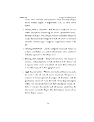 Compensation management | PDF