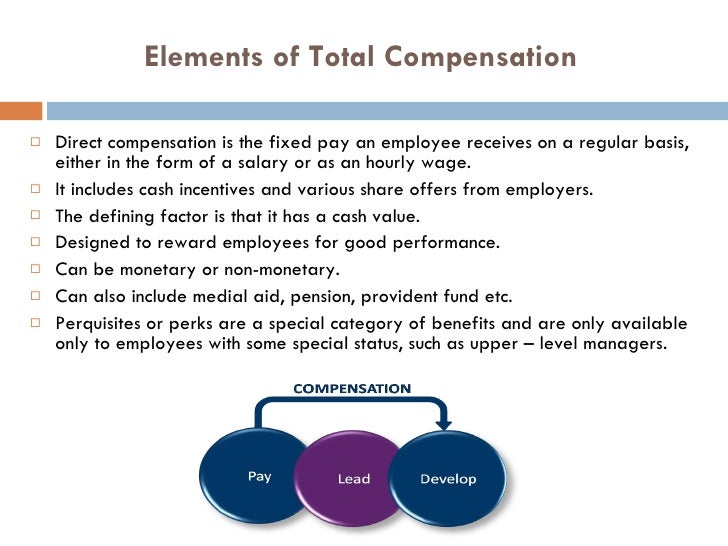 Compensation management