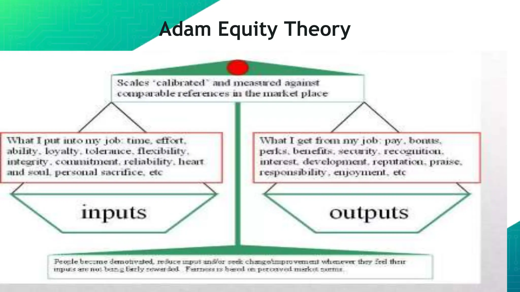 Adam Equity Theory
 