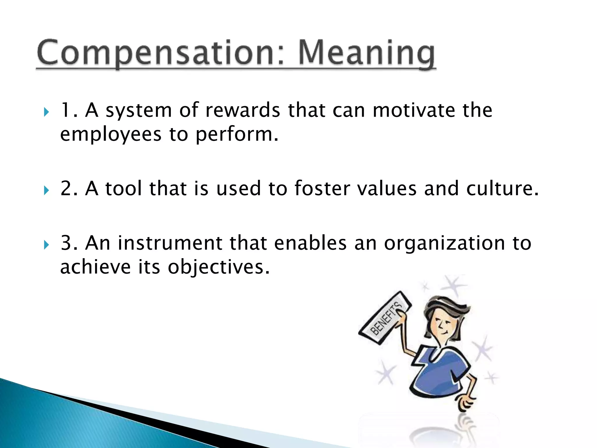 Compensation management & it’s objectives | PPT