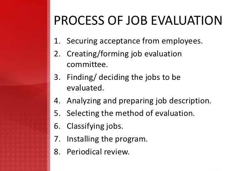 Compensation management & job evaluation