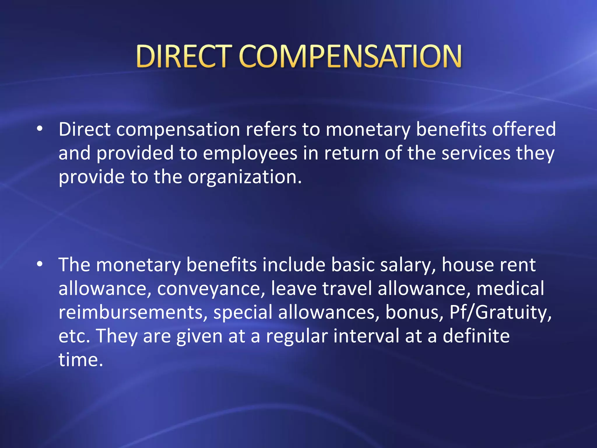 Compensation management & types | PPT