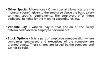 Variable Allowances Compensation Mgm, its types and relevancet.pptx