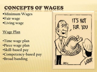 Economic benefits such as paid holidays, L.T.C.