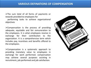 Compensation practices Slide 2