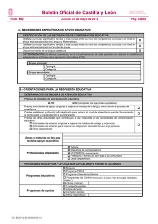 Boletín Oficial de Castilla y León
Núm. 100 Pág. 42868Jueves, 27 de mayo de 2010
CV: BOCYL-D-27052010-14
 