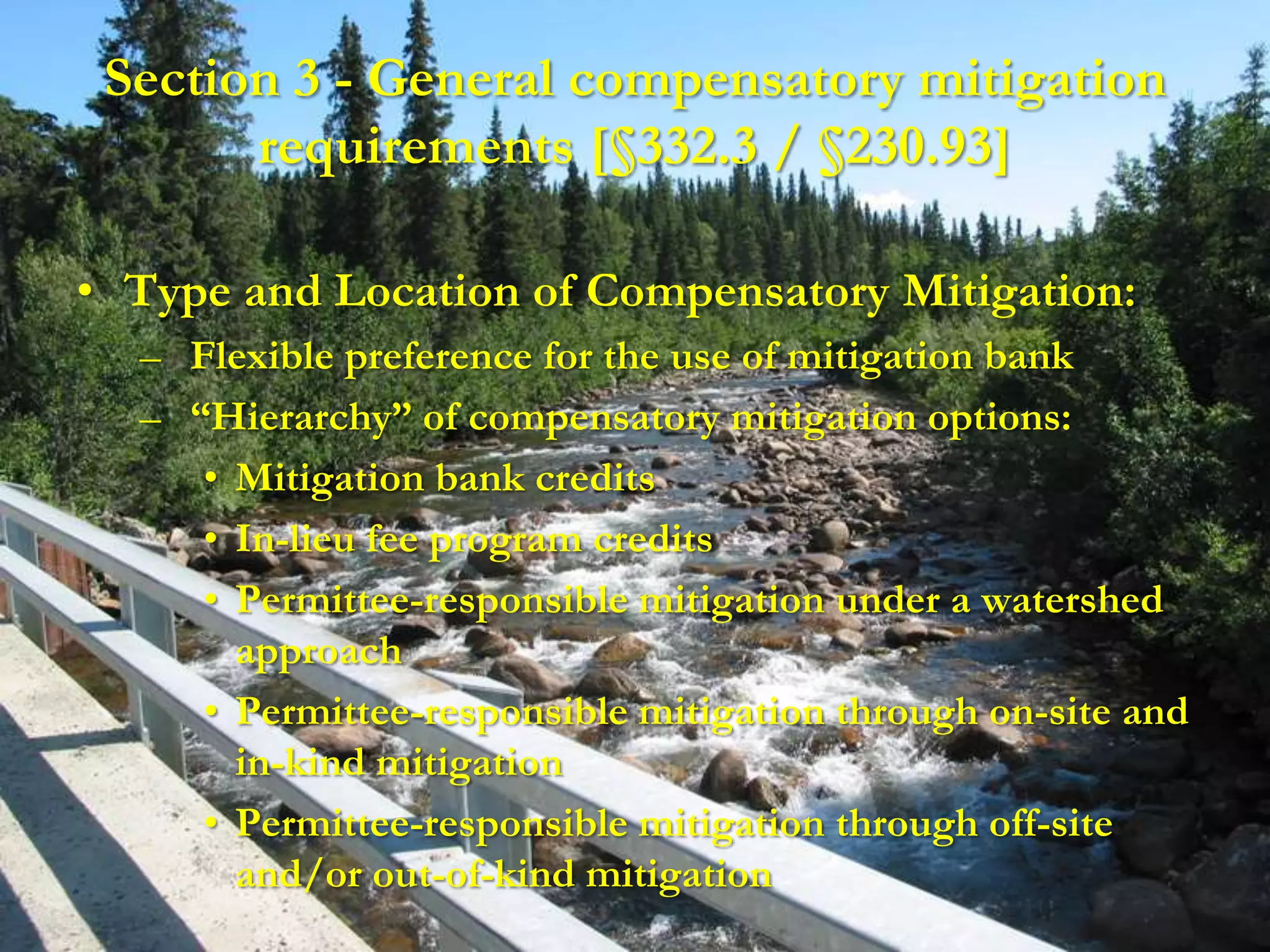 Compensatory Mitigation by Matthew LaCroix | PPTX