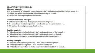Compenastaion Learning Examples Compensetation strategies | PPTX