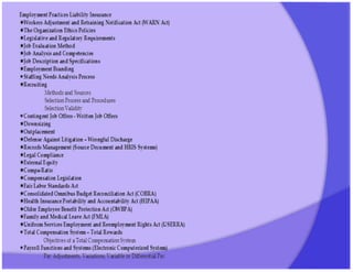 Compentency Experience Services