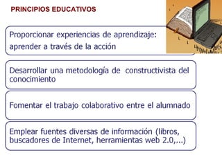 PRINCIPIOS EDUCATIVOS 