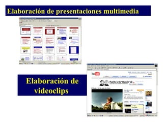 Elaboración de presentaciones multimedia Elaboración de videoclips  