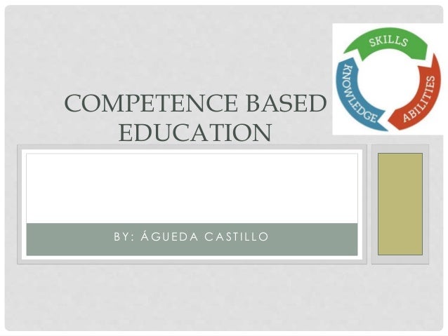 competence based education competency based education