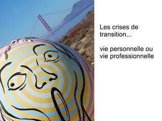Les crises de transition... vie personnelle ou vie professionnelle 